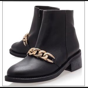 Kurt Geiger gold chain boots 36, 35.5